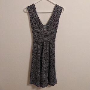 9-H15 STCL (Anthropologie) Diamond Open Back Dress